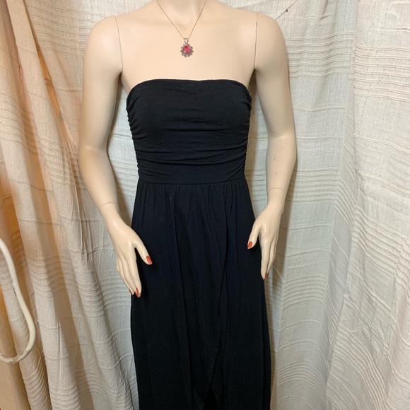 BANDEAU MIDI DRESS - Picture 1 of 8